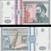 *500 Lei Rumunsko 1992, P101b UNC - Kliknutím na obrázok zatvorte -